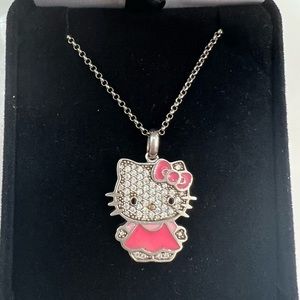 Sanrio hello kitty Swarovski necklace